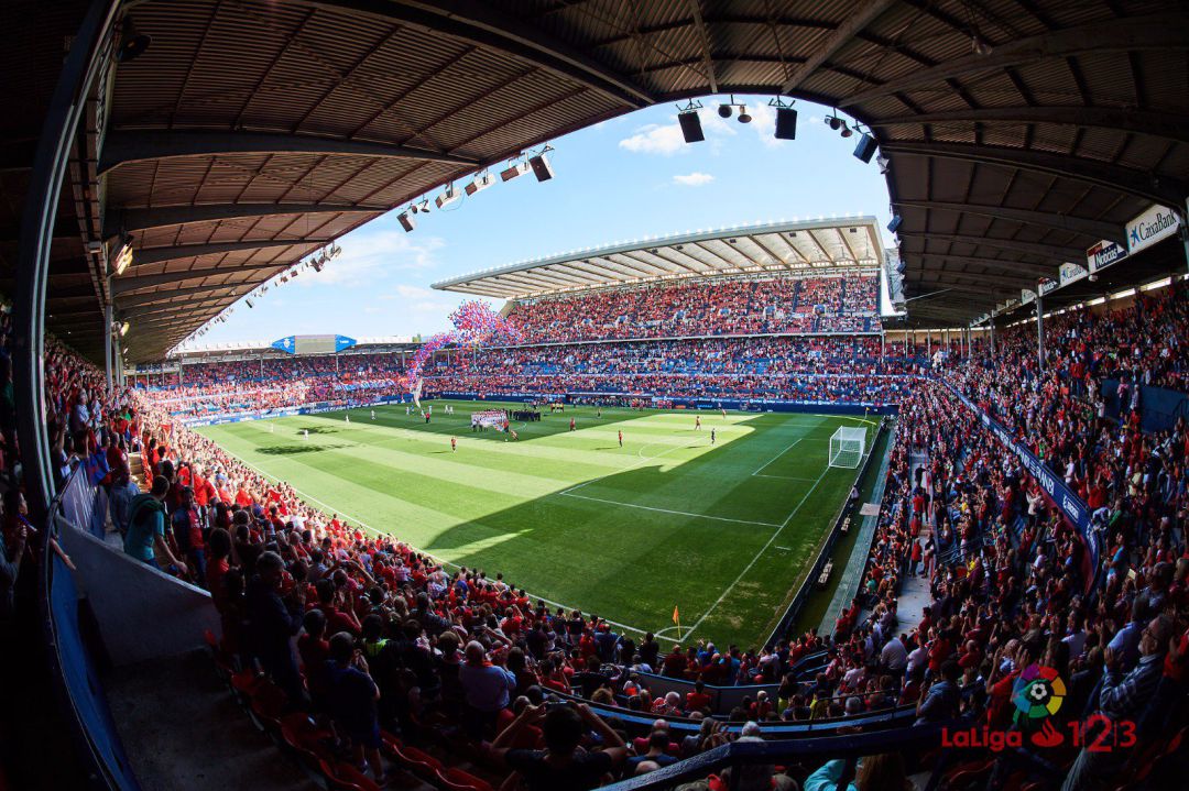 El Sadar escenario del importante partido del domingo ante el Espanyol El Sadar escenario del importante partido del domingo ante el Espanyol