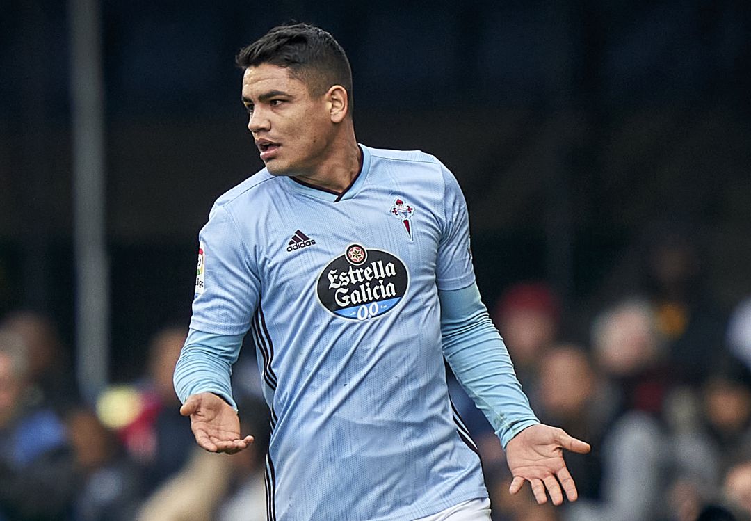 Gabriel 'Toro' Fernandez, con la camiseta del Celta Gabriel 'Toro' Fernandez, con la camiseta del Celta
