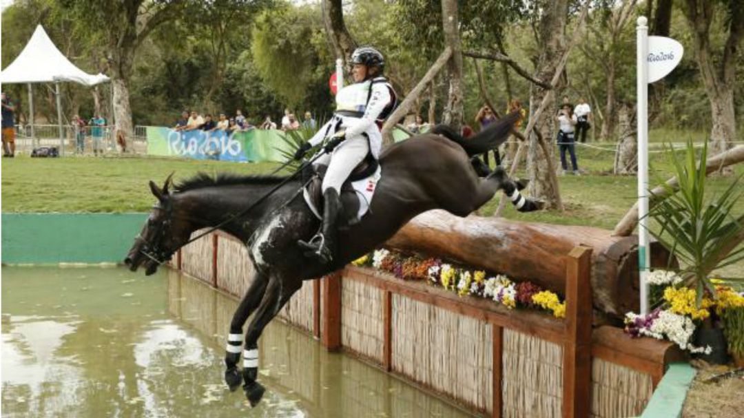 Katharine Morel, de 33 años, durante una competición Katharine Morel, de 33 años, durante una competición