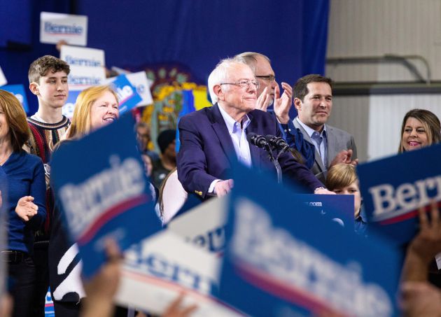 Bernie Sanders, durante un acto electoral en Vermont. Bernie Sanders, durante un acto electoral en Vermont.