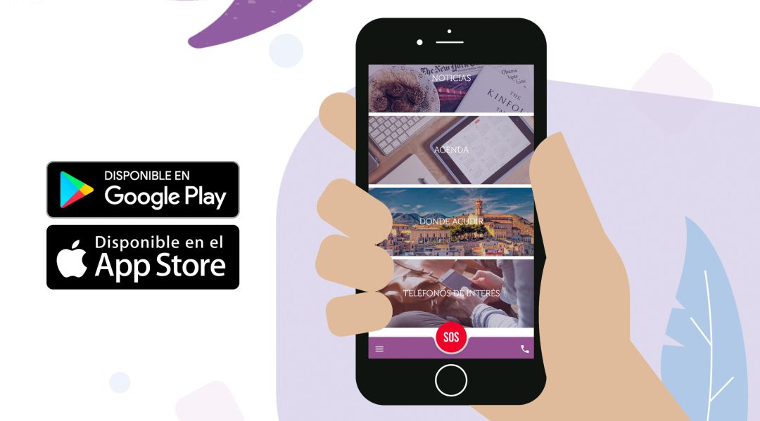 Cartel anunciador de la App Cartel anunciador de la App