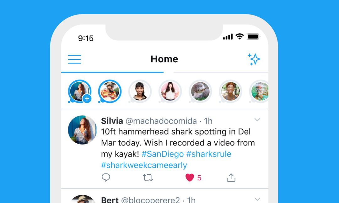 Twitter anuncia la llegada de las historias efímeras. Twitter anuncia la llegada de las historias efímeras.