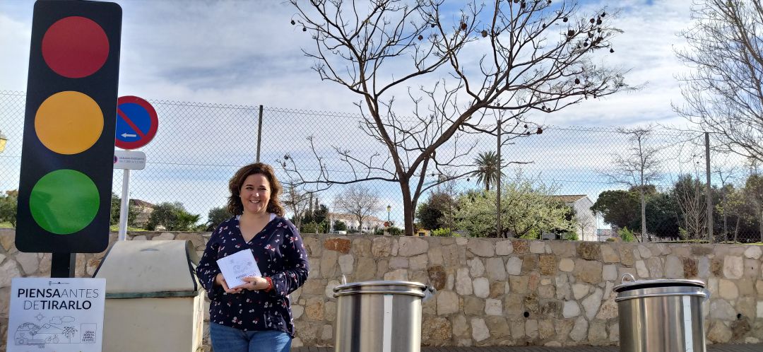 La concejala Maite Pérez presentando la campaña. La concejala Maite Pérez presentando la campaña.