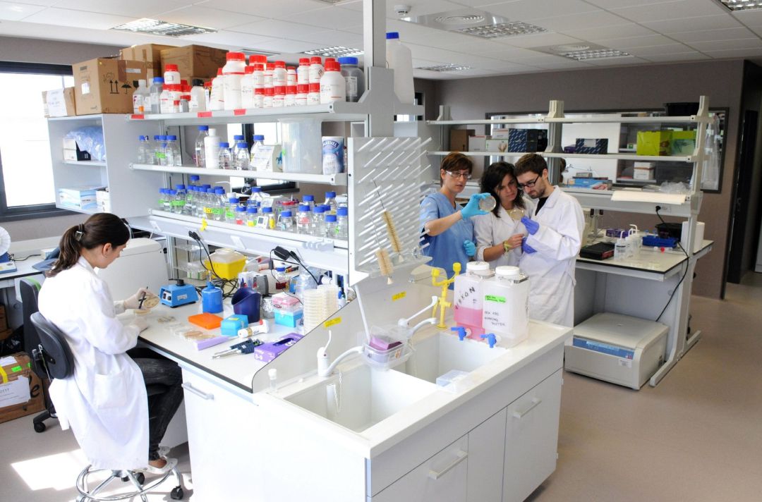 Laboratorio científico.
Laboratorio científico.