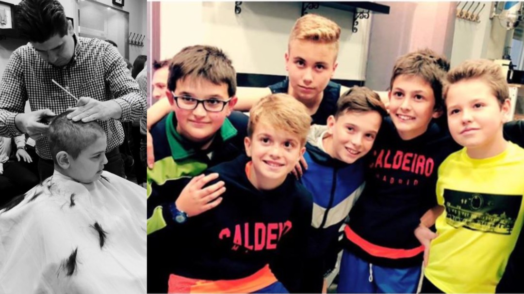"Somos el nuevo equipazo de pelones": ocho niños se rapan para apoyar a su amigo con leucemia