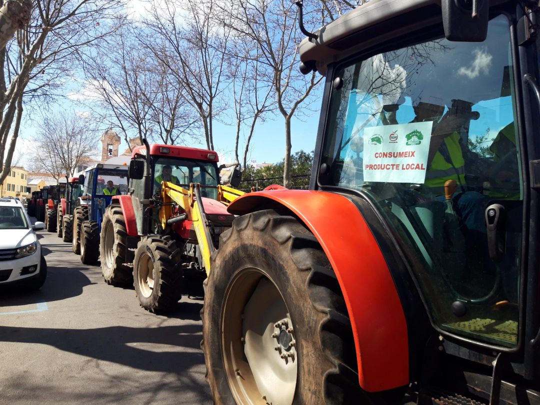 Tractorada en Maó Tractorada en Maó