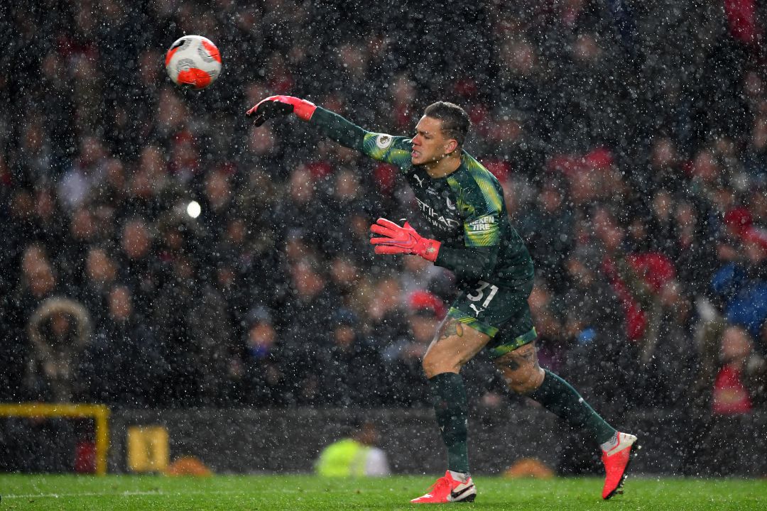 Ederson en Old Trafford Ederson en Old Trafford