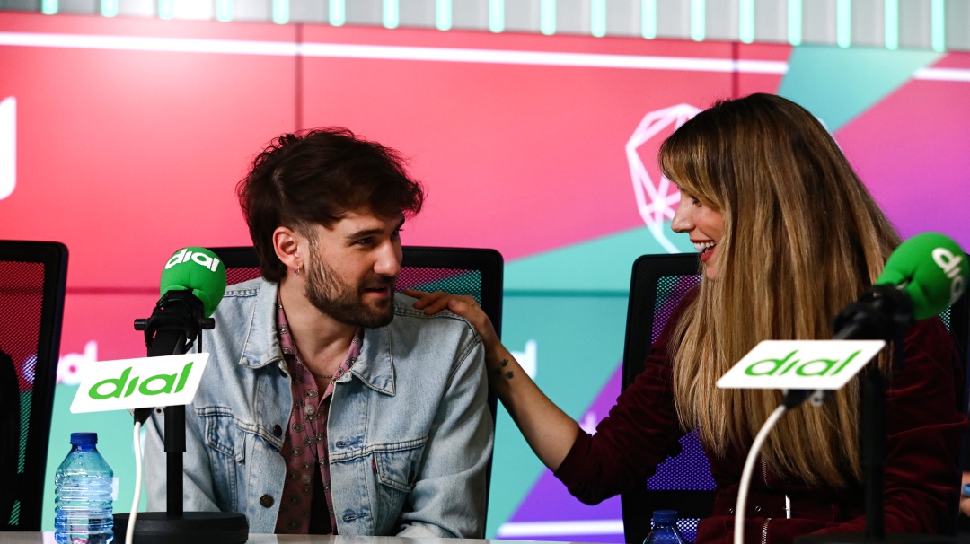 Dani fernández y Edurne en la Rueda de Prensa de Premios Dial Dani fernández y Edurne en la Rueda de Prensa de Premios Dial