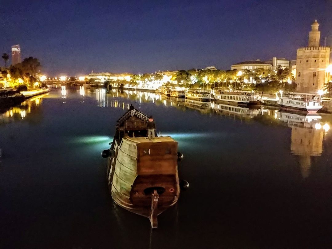 Llegada de la Nao Victoria a Sevilla Llegada de la Nao Victoria a Sevilla