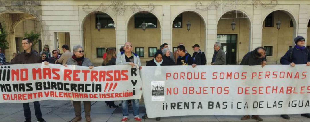 Última protesta de los afectados por la paralización en la tramitación de la RVI Última protesta de los afectados por la paralización en la tramitación de la RVI