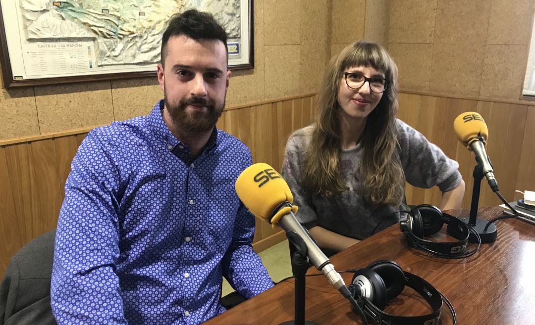Juan Ignacio Montero y Anna Kasprzak en el estudio de SER Cuenca. Juan Ignacio Montero y Anna Kasprzak en el estudio de SER Cuenca.