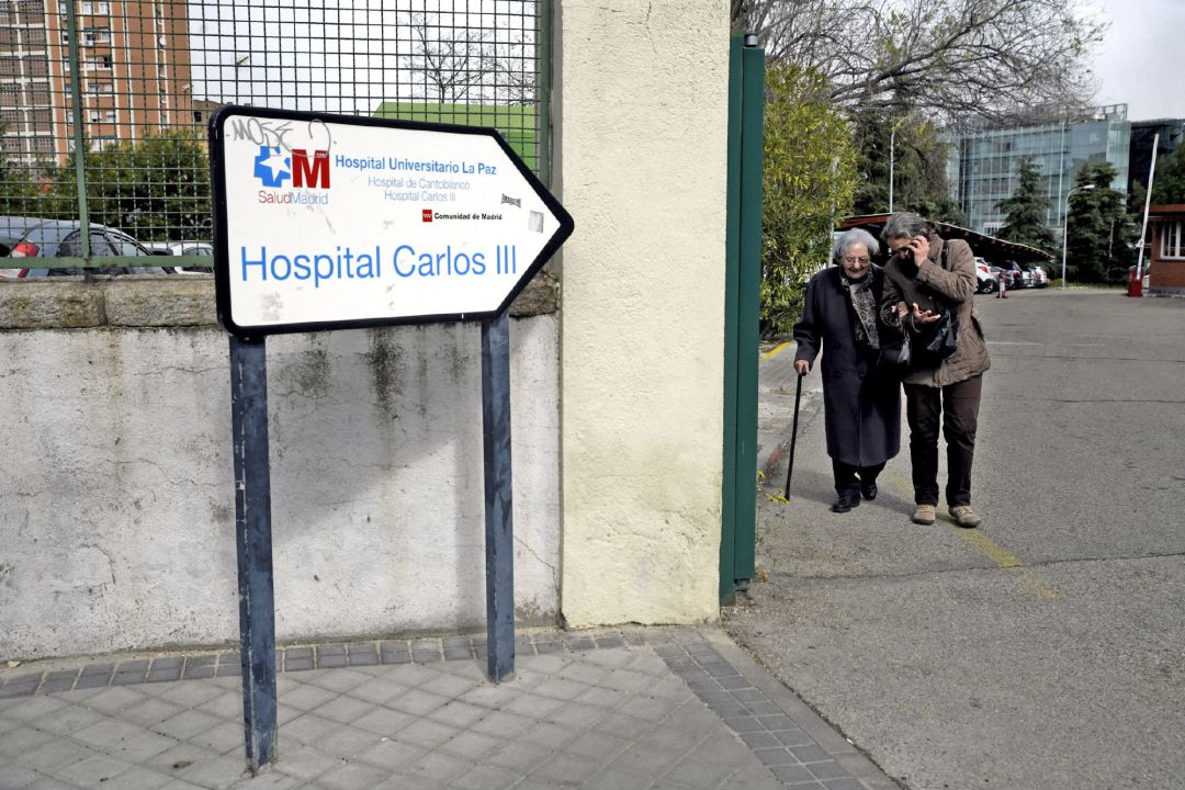 Imágenes del Hospital Carlos III de Madrid donde se encuentran ingresados pacientes por coronavirus. Imágenes del Hospital Carlos III de Madrid donde se encuentran ingresados pacientes por coronavirus.