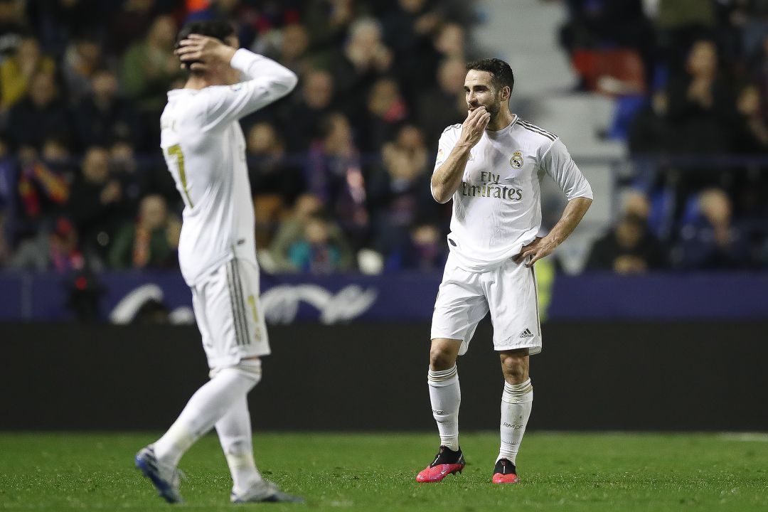 Carvajal se lamenta en el Ciutat de València Carvajal se lamenta en el Ciutat de València