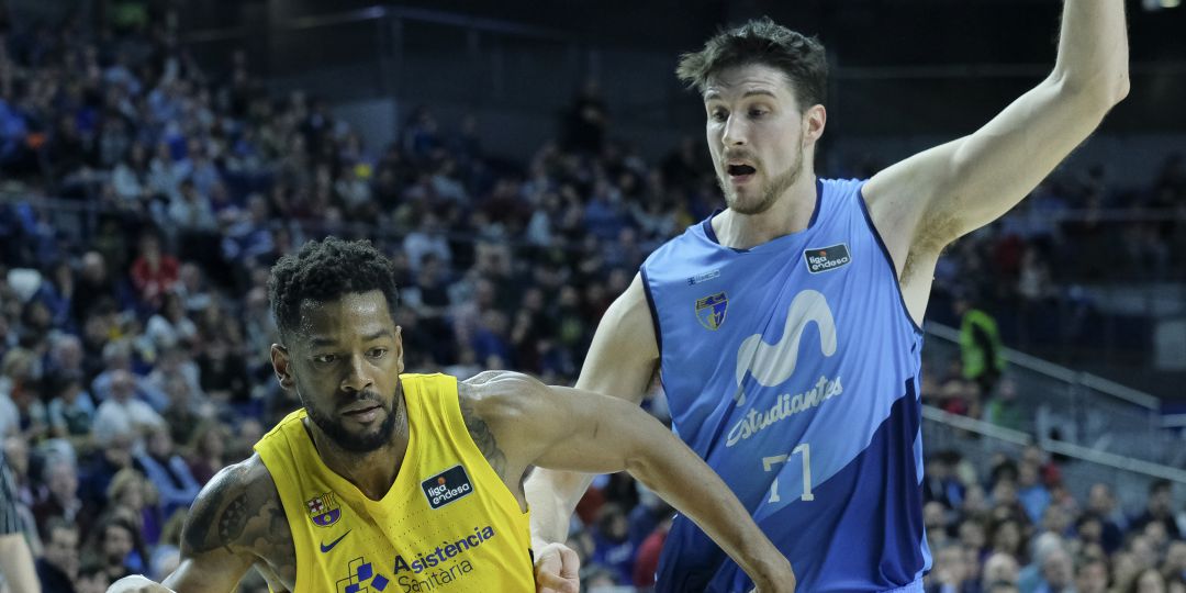 Imagen del partido entre Barcelona y Estudiantes de ACB Imagen del partido entre Barcelona y Estudiantes de ACB