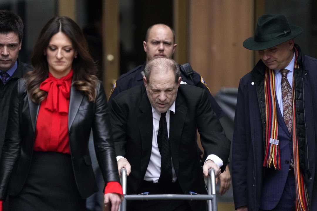 Harvey Weinstein a su salida de los tribunales el pasado 10 de enero Harvey Weinstein a su salida de los tribunales el pasado 10 de enero