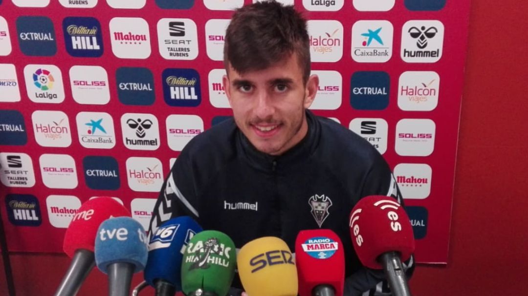 Manu Fuster esta mañana en rueda de prensa Manu Fuster esta mañana en rueda de prensa