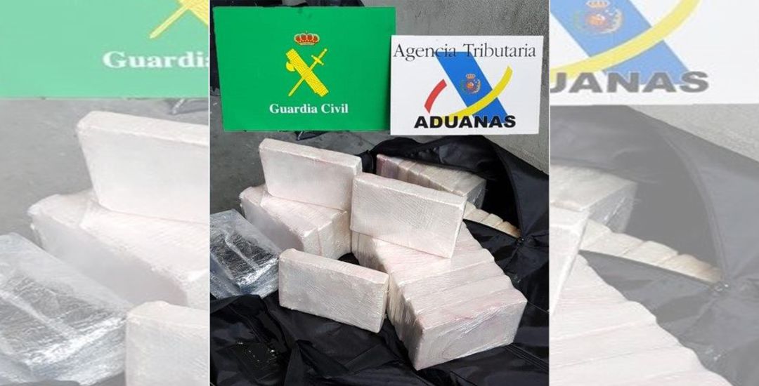 Cocaína incautada en el Puerto de Marín Cocaína incautada en el Puerto de Marín