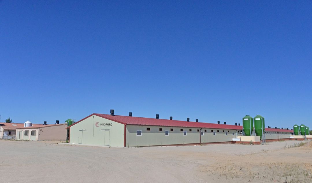 Imagen de un de las granjas de la empresa segoviana INNOPORC en nuestra provincia Imagen de un de las granjas de la empresa segoviana INNOPORC en nuestra provincia