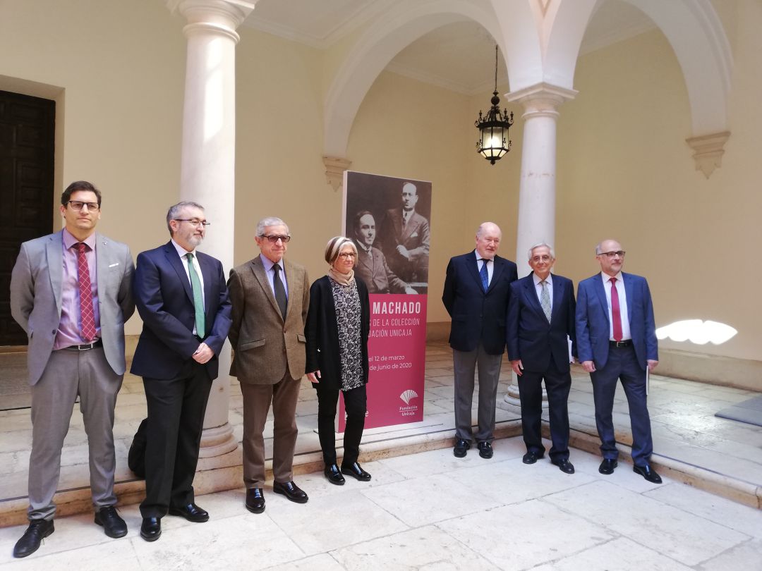 La familia Machado en la presentación de la muestra "‘Los Machado. Fondos de la colección Fundación Unicaja’ La familia Machado en la presentación de la muestra "‘Los Machado. Fondos de la colección Fundación Unicaja’