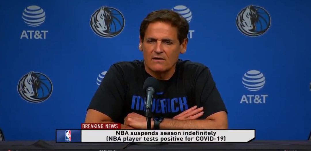 Mark Cuban, durante su comparecencia de prensa de esta pasada madrugada Mark Cuban, durante su comparecencia de prensa de esta pasada madrugada
