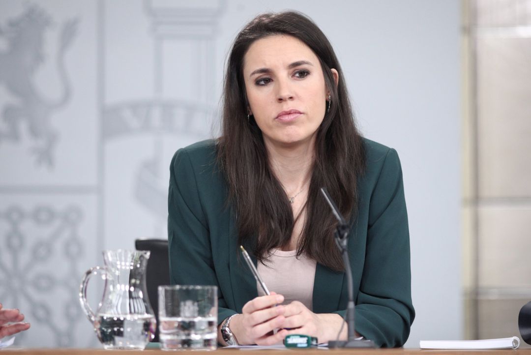 La ministra de Igualdad, Irene Montero. La ministra de Igualdad, Irene Montero.