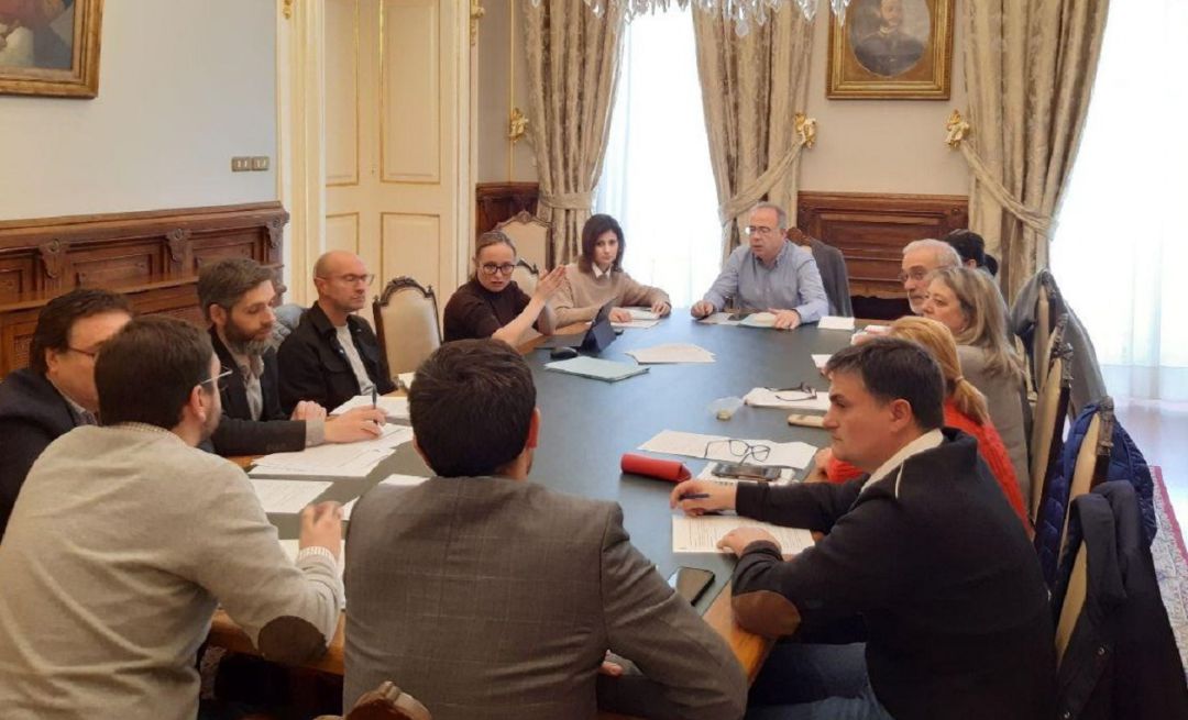 Reunión de la xunta extrordinaria de goberno en Santiago Reunión de la xunta extrordinaria de goberno en Santiago