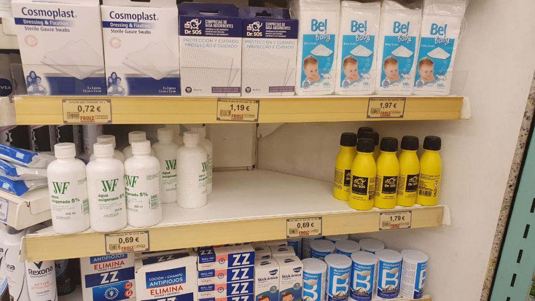 Situación actual de un supermercado de Pontevedra Situación actual de un supermercado de Pontevedra