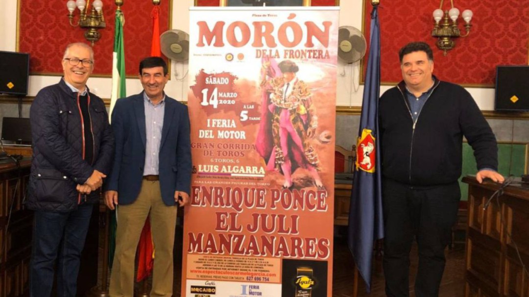 La corrida de este sábado en Morón con Ponce, Juli y Manzanares, suspendida por el coronavirus