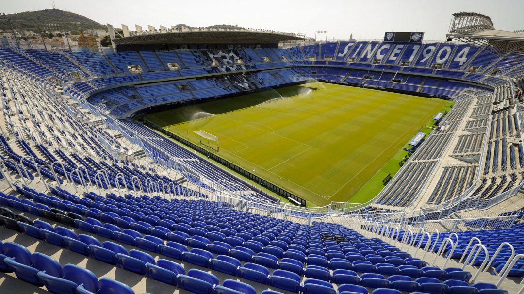 Imagen de La Rosaleda vacía Imagen de La Rosaleda vacía