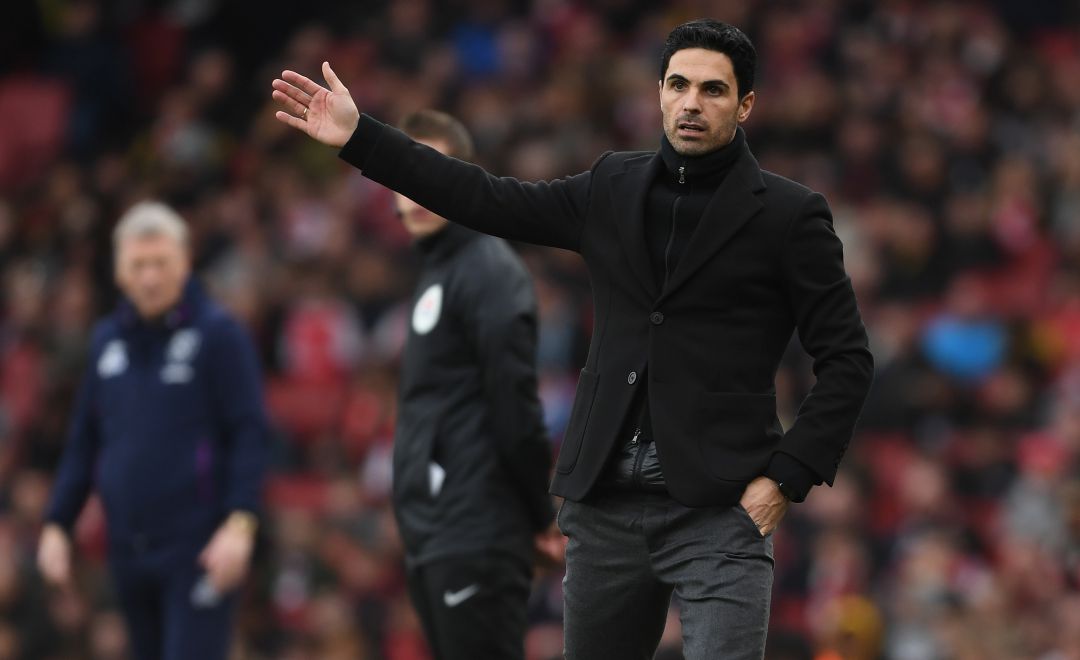 El entrenador del Arsenal Mikel Arteta. El entrenador del Arsenal Mikel Arteta.