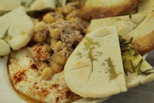 Hummus cítrico. Hummus cítrico.