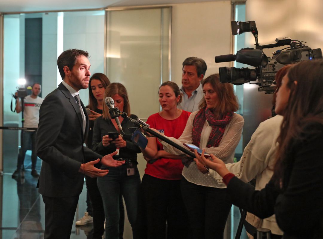 El diputado de Navarra Suma y portavoz de la Comisión de Sanidad y Consumo en el Congreso de los Diputados, Sergio Sayas El diputado de Navarra Suma y portavoz de la Comisión de Sanidad y Consumo en el Congreso de los Diputados, Sergio Sayas