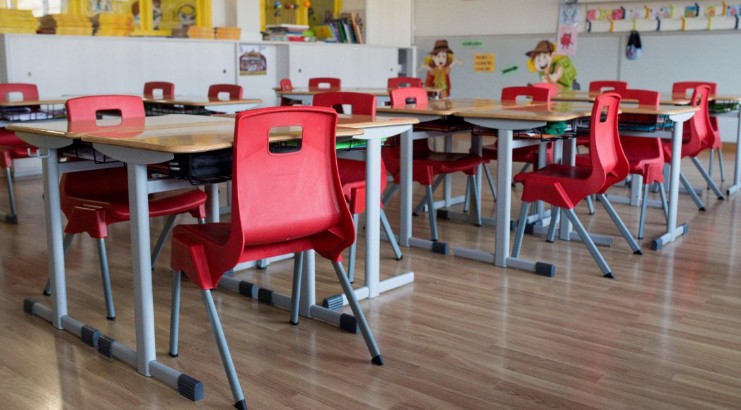 Aula vacía del colegio Aula vacía del colegio