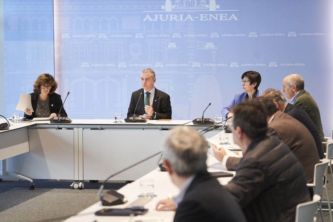 El lehendakari preside la reunión del comité asesor que le asiste como director único del Plan de Protección Civil de Euskadi El lehendakari preside la reunión del comité asesor que le asiste como director único del Plan de Protección Civil de Euskadi