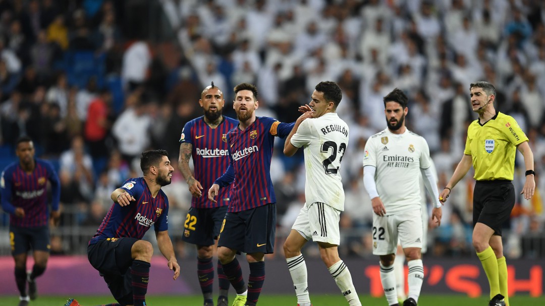 Reguilón explica su encontronazo con Messi en un Clásico