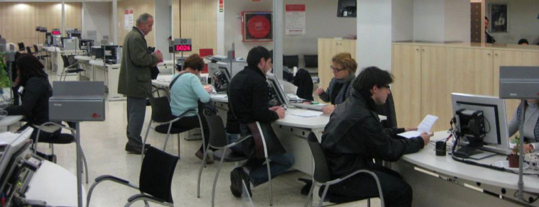 Oficina de empleo, fotografía de archivo Oficina de empleo, fotografía de archivo