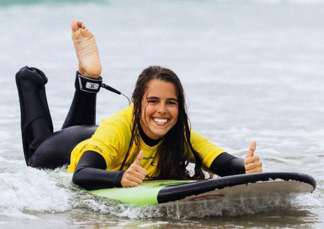 María Martín-Granizo logró un nuevo éxito, esta vez en el agua María Martín-Granizo logró un nuevo éxito, esta vez en el agua