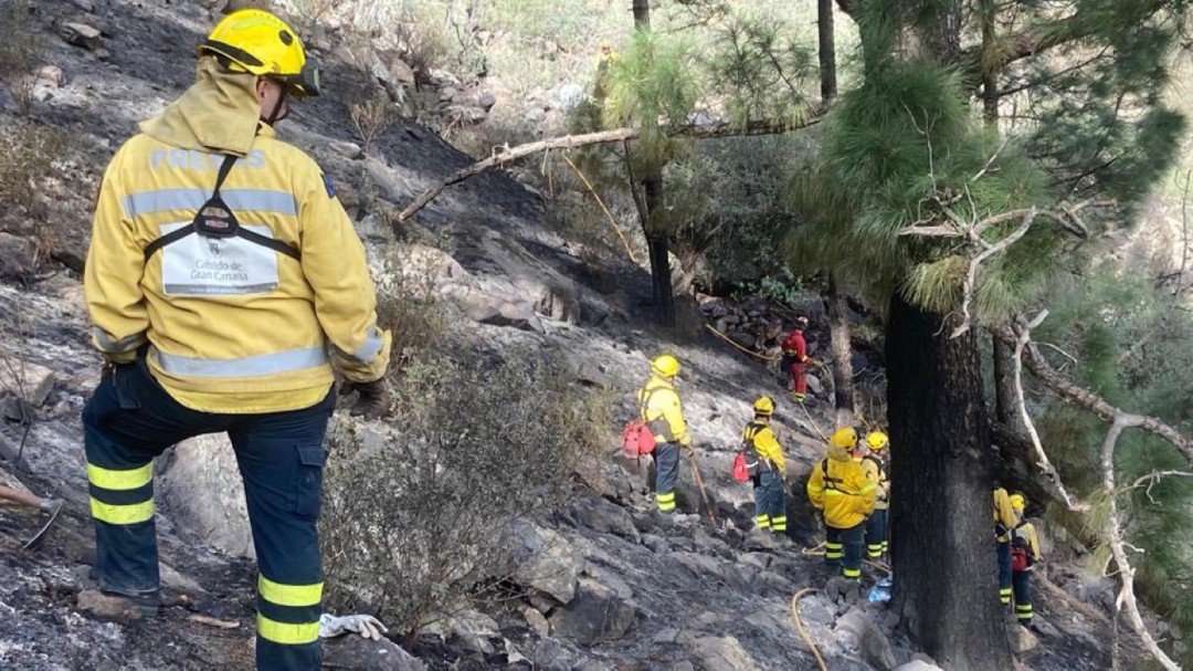 Extinguido el incendio de Tasarte