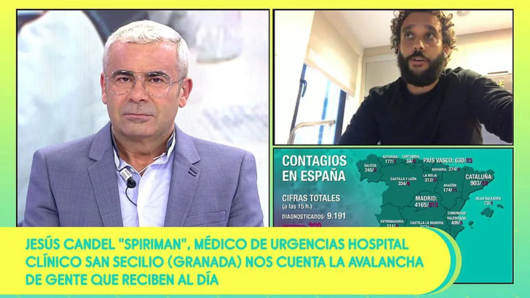 Un médico, contra 'Sálvame' por el coronavirus Un médico, contra 'Sálvame' por el coronavirus