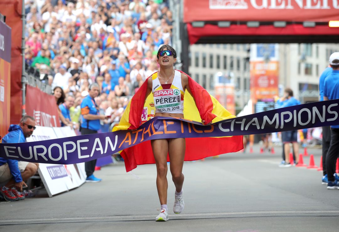 Pérez se proclamó campeona de Europa en Berlín en 2018 Pérez se proclamó campeona de Europa en Berlín en 2018