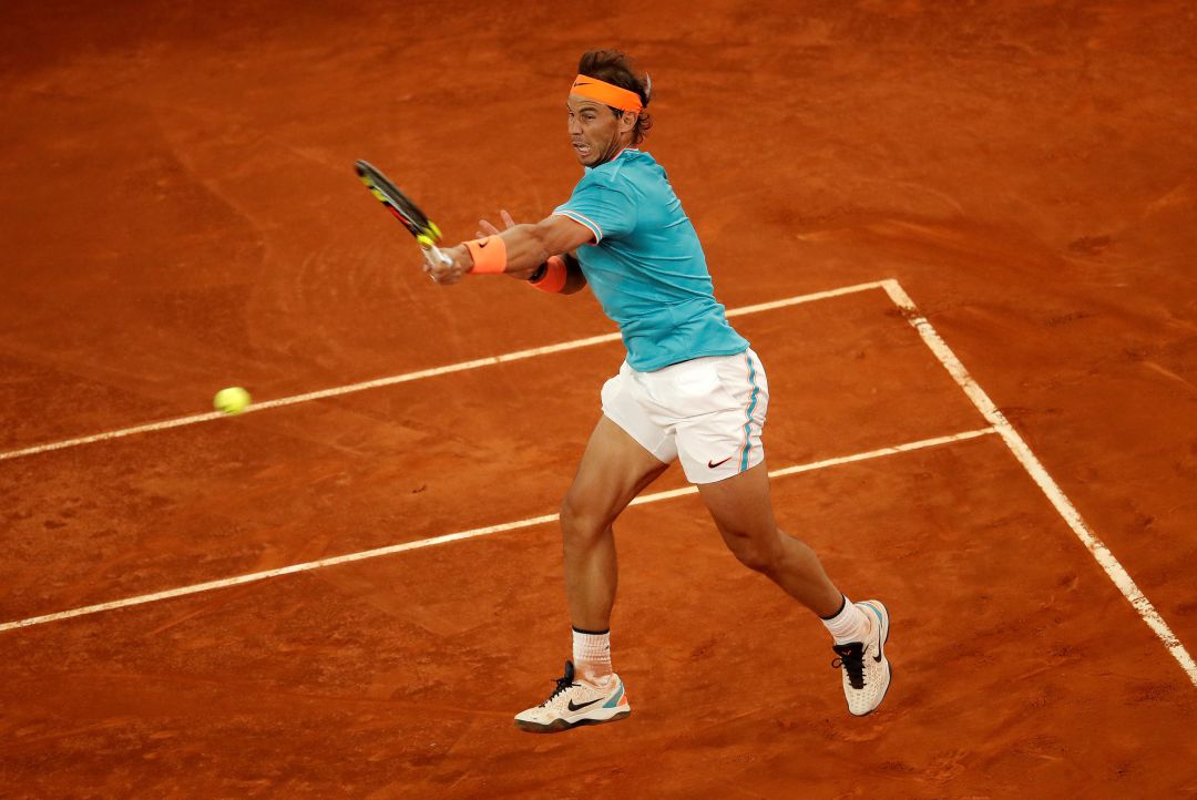 Nadal, durante el Mutua Madrid Open 2019. Nadal, durante el Mutua Madrid Open 2019.