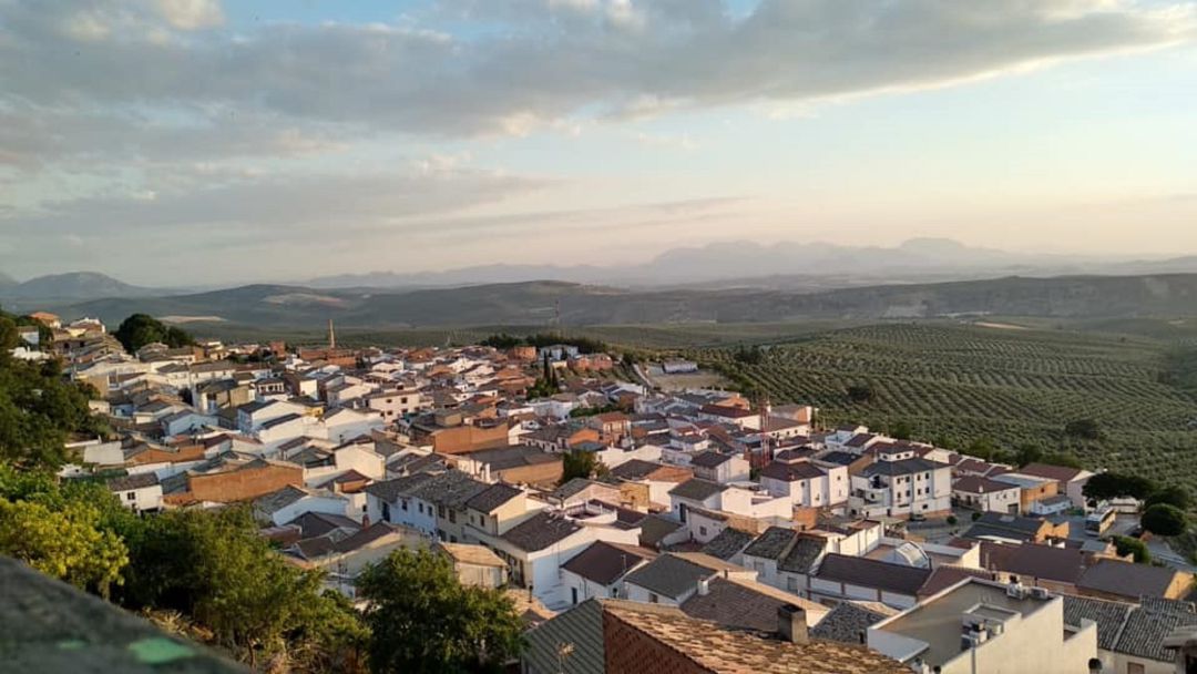 Vista aérea de Chilluévar. Vista aérea de Chilluévar.