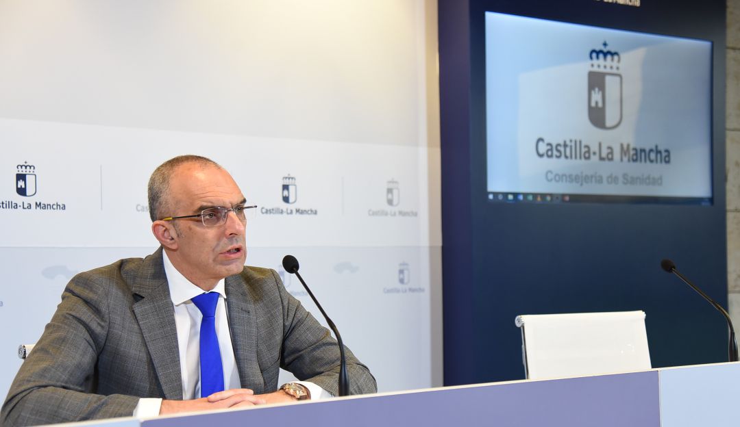 Juan Camacho director general de Salud Pública de Castilla La Mancha durante la comparecencia de este miércoles Juan Camacho director general de Salud Pública de Castilla La Mancha durante la comparecencia de este miércoles
