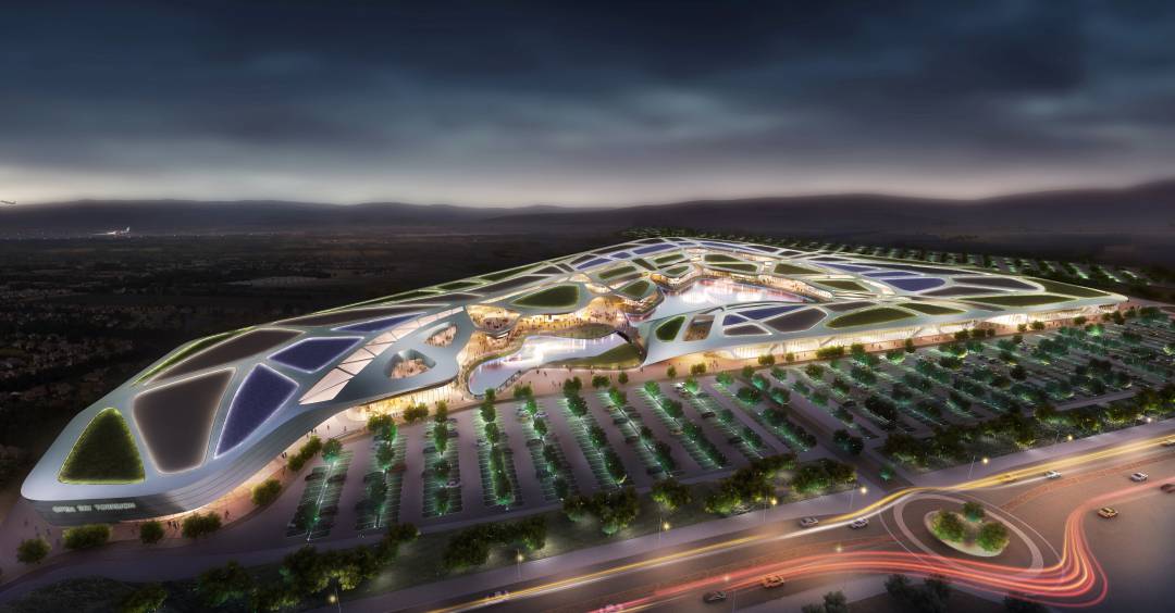 Recreación del Open Sky, el gran centro comercial y de ocio de Torrejón de Ardoz. Recreación del Open Sky, el gran centro comercial y de ocio de Torrejón de Ardoz.