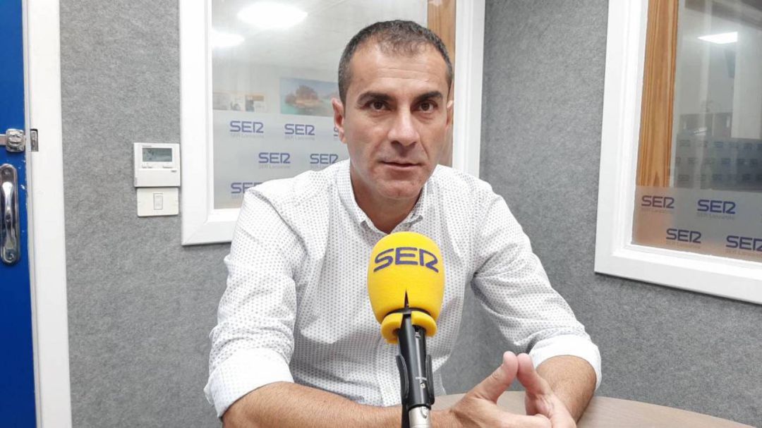 Mame Fernández en los estudios de SER Lanzarote Mame Fernández en los estudios de SER Lanzarote