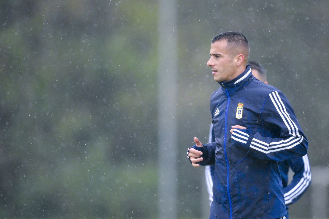 Tejera en una sesión con el equipo Tejera en una sesión con el equipo