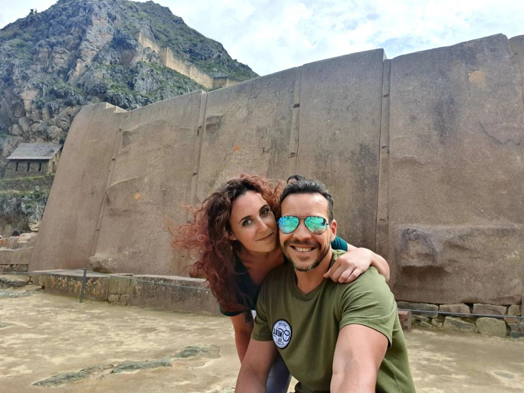 David y Alicia, en Perú. David y Alicia, en Perú.
