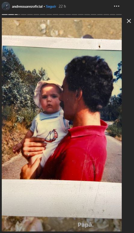 Foro de Andrés Suárez junto a su padre Foro de Andrés Suárez junto a su padre