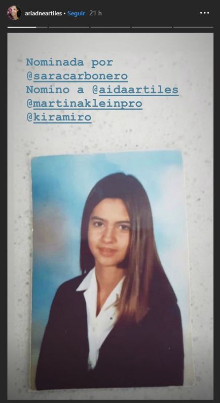 Ariadne Artiles se unió al reto de Sara Carbonero Ariadne Artiles se unió al reto de Sara Carbonero