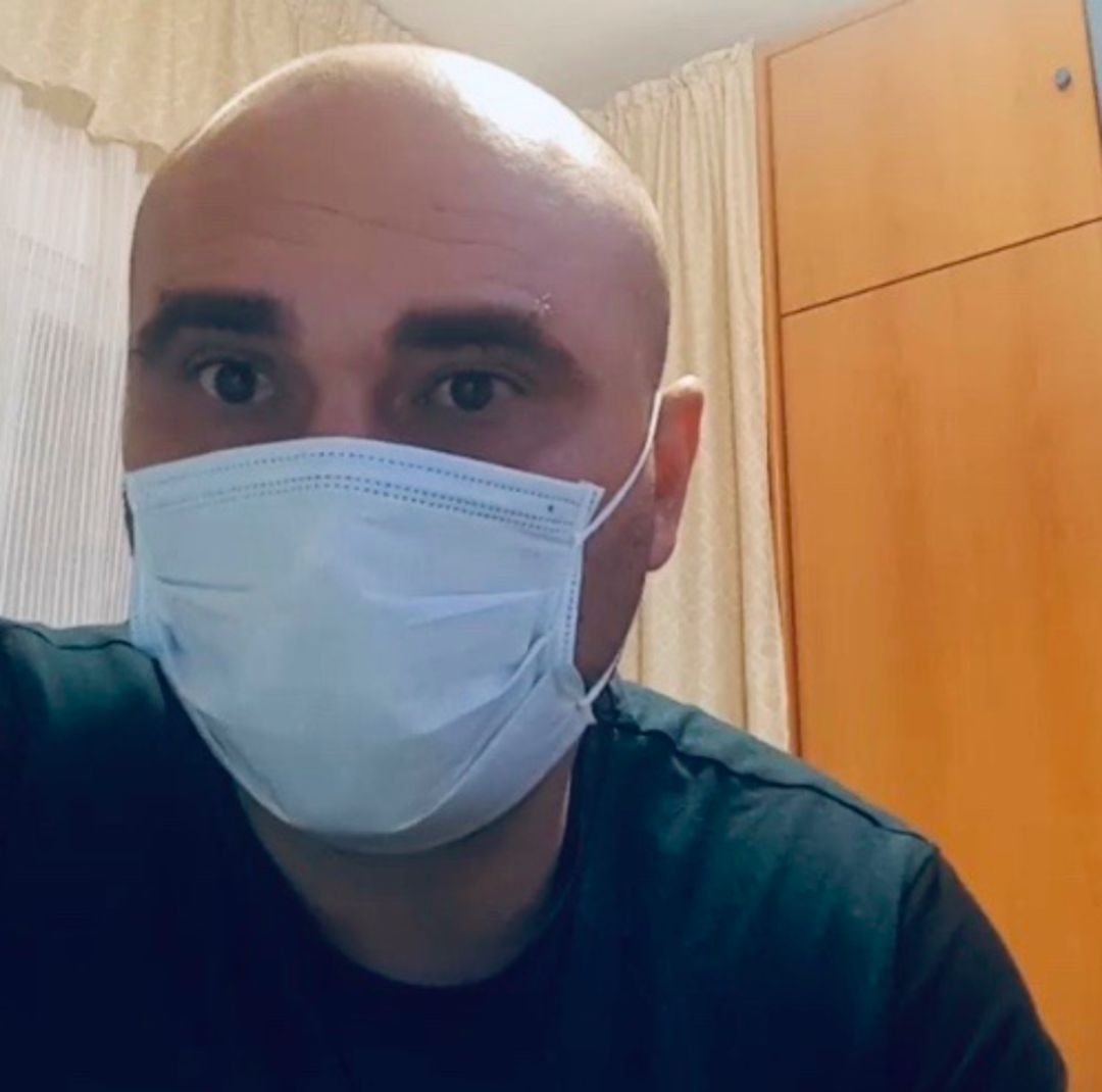 José Manuel Colón en el vídeo donde ha explicado su aislamiento José Manuel Colón en el vídeo donde ha explicado su aislamiento